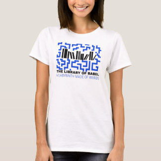BABELS BIBLIOTEK - EN LABYRINT GJORD AV ORD T SHIRT