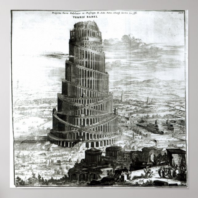 Babels Torn, 1679 Poster (Framsidan)