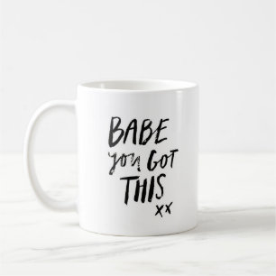 "Baben fick du detta" - klassikervitmuggen Kaffemugg