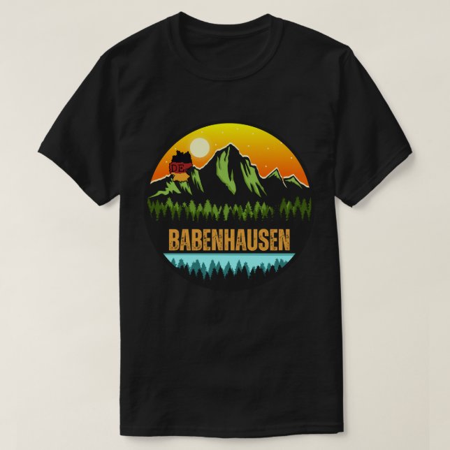 Babenhausen, Tyskland T Shirt (Design framsida)