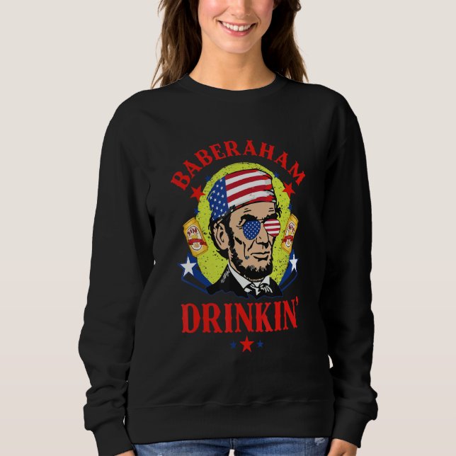 Baberaham Drinkin' Apparel T Shirt (Framsida)