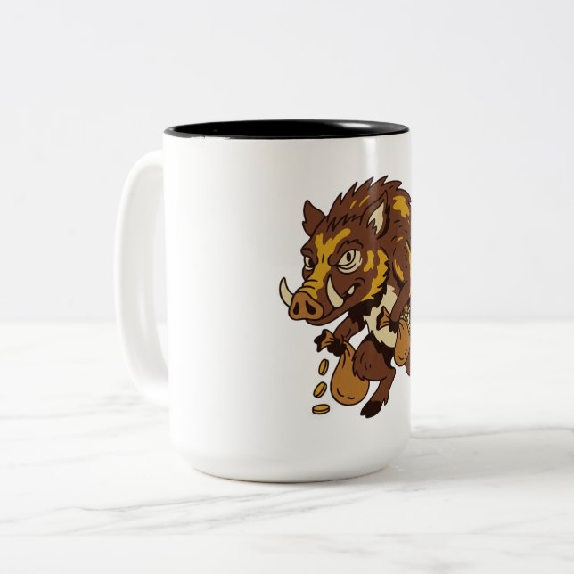 Babi Ngepet Två-Tonad Mugg (Framsida vänster)