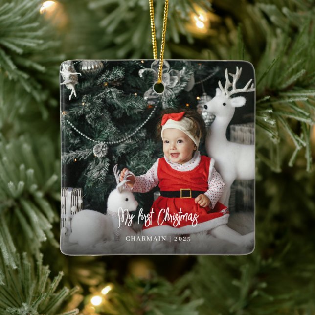 Babies First Christmas  Julgransprydnad Keramik (Träd)