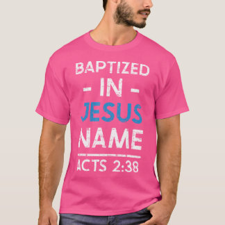 Babinlagd i Jesus Namn har 238 bibeln T Shirt