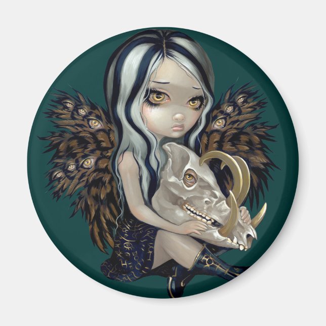 "Babirusa Skull" Magnet (Framsidan)