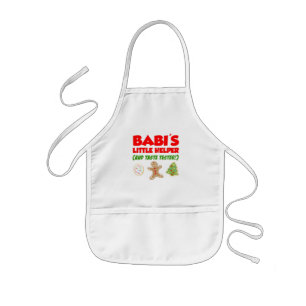 Babis lilla Helper-julkookies Apron Barnförkläde