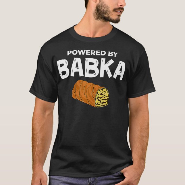 Babka Chocolate Bread Recipe polska Cinnamon T Shirt (Framsida)