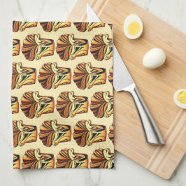 Babka Chocolate Bread Slice Loaf Jewish Bakery Kökshandduk