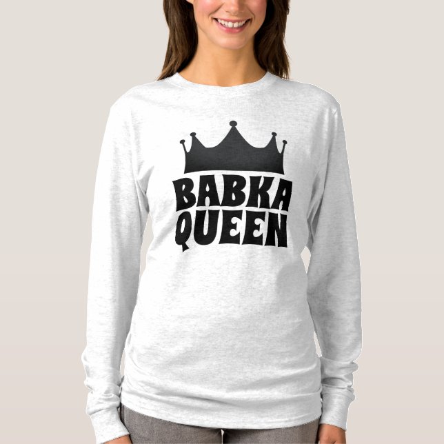 BABKA QUEEN CAKE T-Shirts och sweatshirtss (Framsida)