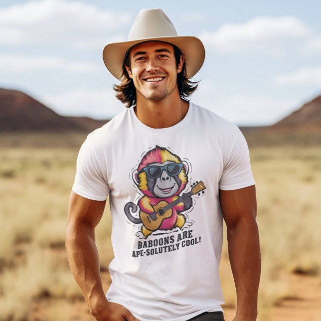 Baboon är coola apes! t shirt (Skapare uppladdad)