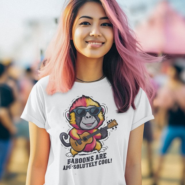 Baboon är coola apes! t shirt (Skapare uppladdad)
