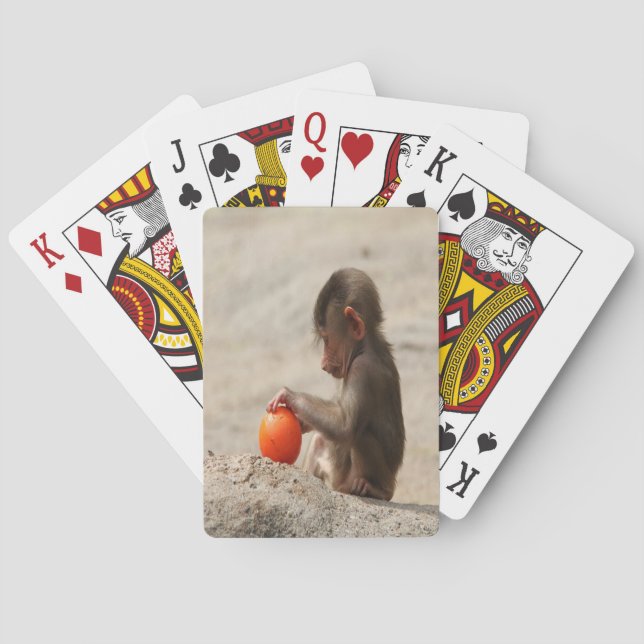 Baboon Baby Casinokort (Baksidan)