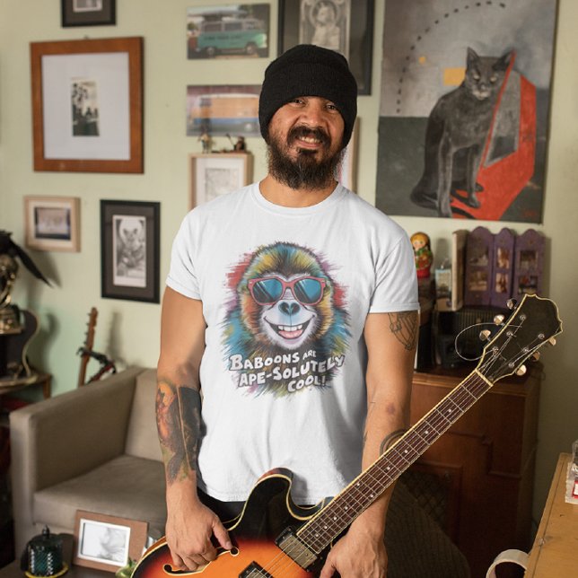 Baboon Bonanza Tee: Ape-solent Coola Påstående We T Shirt (Skapare uppladdad)