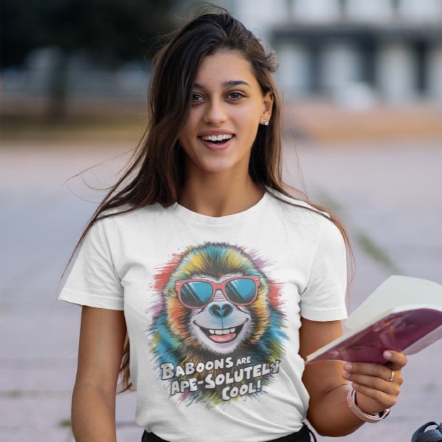 Baboon Bonanza Tee: Ape-solent Coola Påstående We T Shirt (Skapare uppladdad)