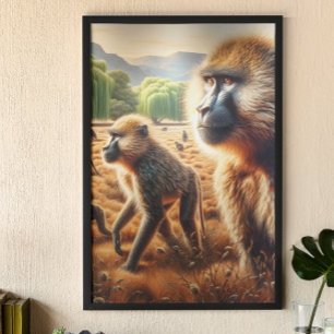 Baboon Family Reunion: Fält i Harmony Poster