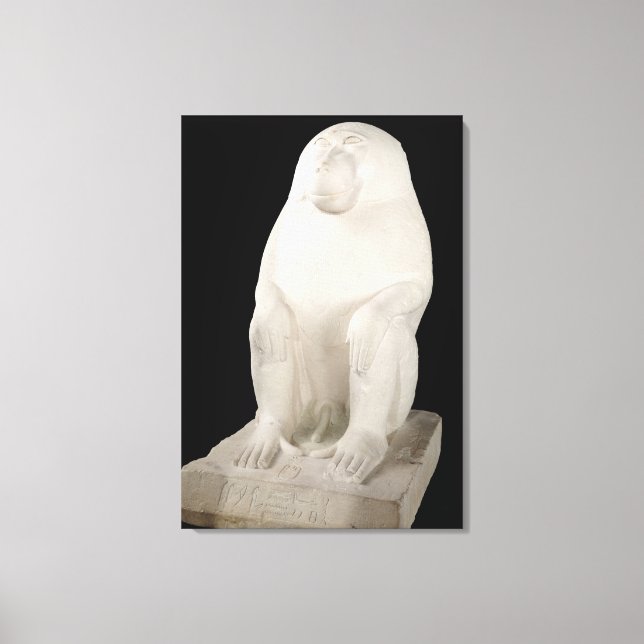 Baboon, Mitten, Kungariket, eventuellt 7:e Dynasty Canvastryck (Framsida)