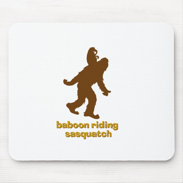 Baboon Riding Sasquatch Musmatta (Framsidan)