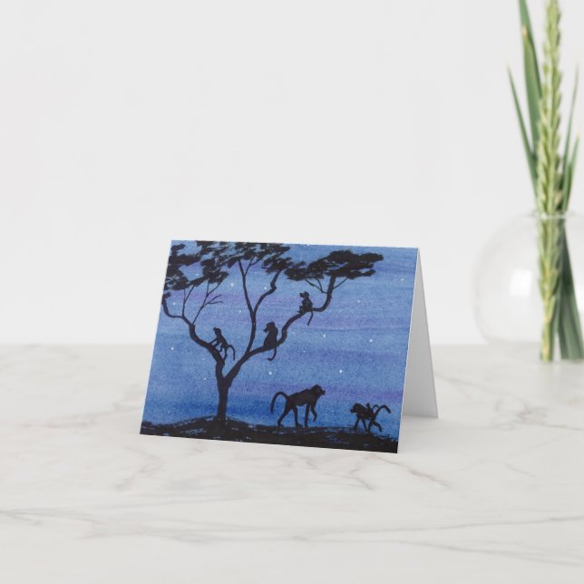 Baboons Tack Kort (Framsida)