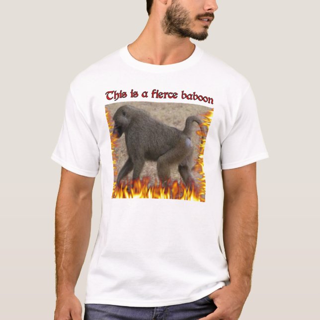 Baboonskjorta Tee Shirt (Framsida)