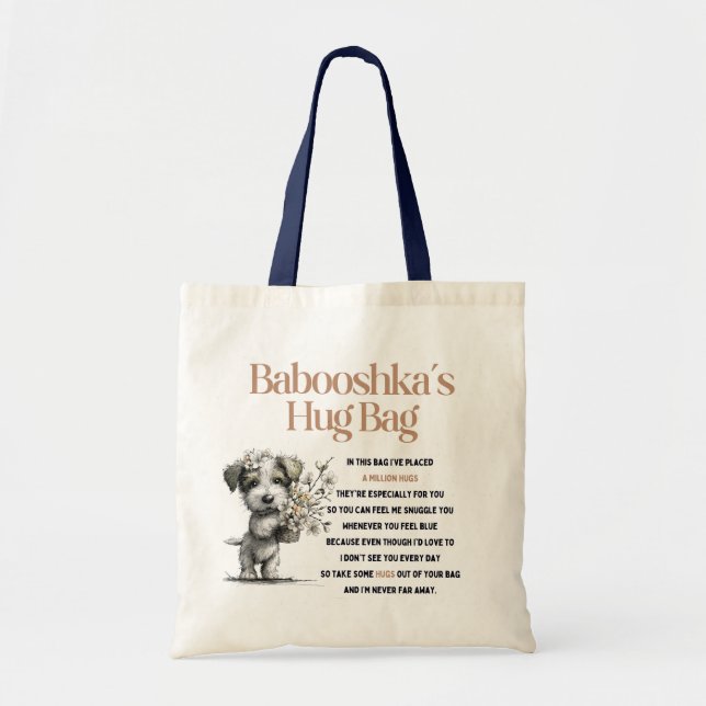 Babooshka Knytningsväska (Enkel) Tygkasse (Framsidan)