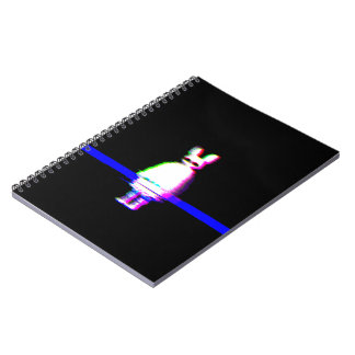 Babu Glitchcore Spiral Notebook Anteckningsbok