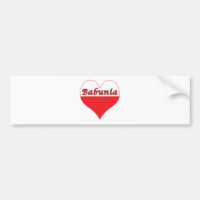 Babunia polska Heart
