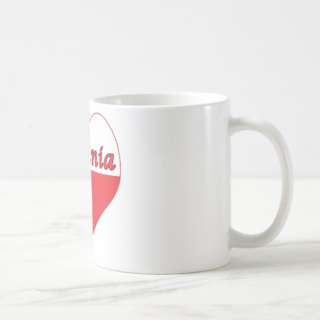 Babunia polska Heart Kaffemugg (Höger)