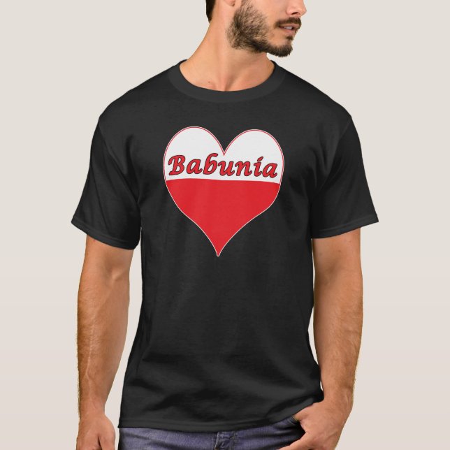 Babunia polska Heart Tröja (Framsida)