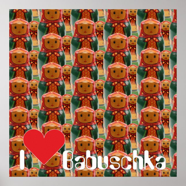 Babuschka Matrjoschka Matryoshka Poster (Framsidan)