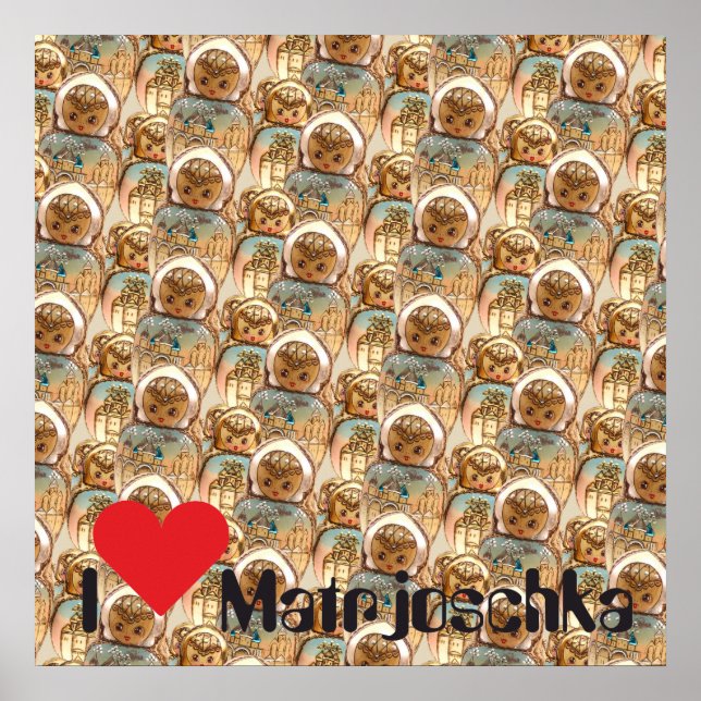 Babuschka Matrjoschka Matryoshka Poster (Framsidan)