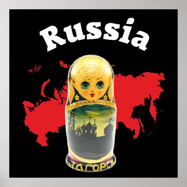 Babuschka Matrjoschka Matryoshka Poster (Framsidan)