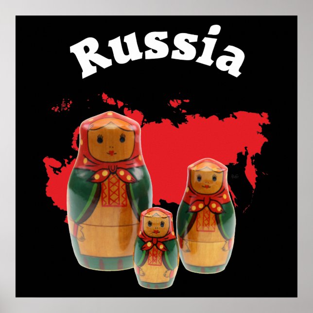 Babuschka Matrjoschka Matryoshka Poster (Framsidan)