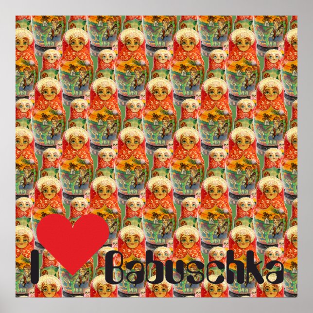 Babuschka Matrjoschka Matryoshka Poster (Framsidan)
