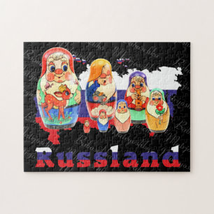 Babuschka Matrjoschka Matryoshka Puzzles Pussel