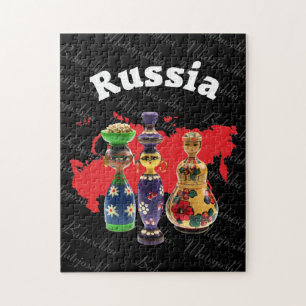 Babuschka Matrjoschka Matryoshka Puzzles Pussel
