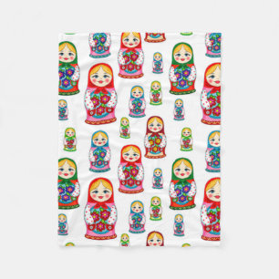 Babushka babyfilt fleecefilt