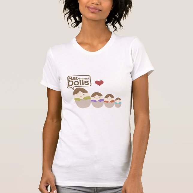 Babushka dockor! t-shirt (Framsida)