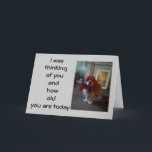 BABUSHKA PUPPY "40th" BIRTHDAY WISH Kort<br><div class="desc">Han har allt "klädd upp" bara för att säga Grattis på födelsedagen till din vän eller släkting för deras 40:e födelsedag:)</div>