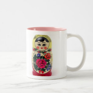 babushka Två-Tonad mugg