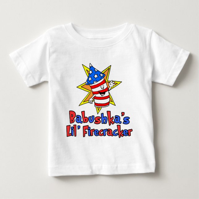 Babushka's Little Firecracker Tee Shirt (Framsida)