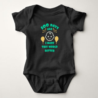 Baby 100 Days Firande |100 dagars babystövel T Shirt