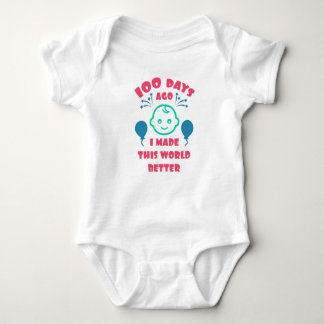 Baby 100 Days Firande |100 dagars babystövel T Shirt