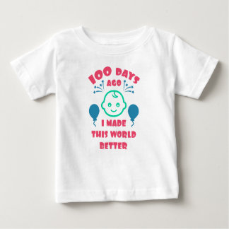 Baby 100 Days Firande |100 dagars babystövel T Shirt