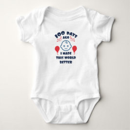 Baby 100 Days Firande |100 dagars babystövel T Shirt