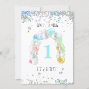 *~* BABY 1:a första bubblan, bojkott, födelsedag Inbjudningar