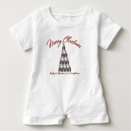 Baby 1:a jul - Penguin Träd - Personlig T Shirt