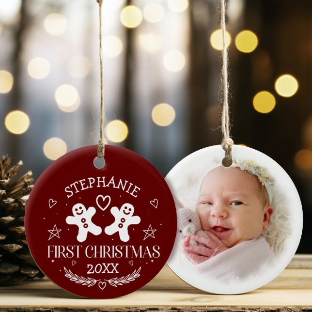 Baby 1:a juldagen, Helgdag accent Julgransprydnad Keramik (Skapare uppladdad)