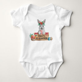 Baby 1:a Påsk - Bunny, Ägg och Påsk Basket T Shirt