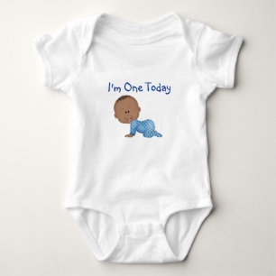 Baby 1st Birthday African BoyTshirt T-shirt