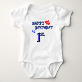 Baby 1st Birthday Bodydräkt T Shirt